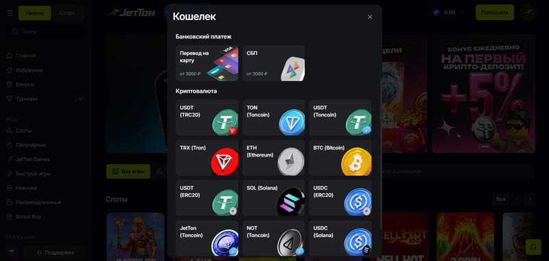 Варианты вывода денег